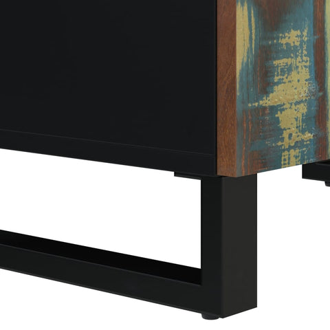 vidaXL Sideboard with 4 Doors 60x33x75 cm Solid Wood Reclaimed