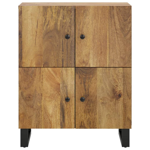 vidaXL Sideboard with 4 Doors 60x33x75 cm Solid Wood Mango