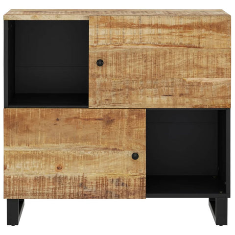 vidaXL Sideboard with 2 Doors 80x33x75 cm Solid Wood Mango