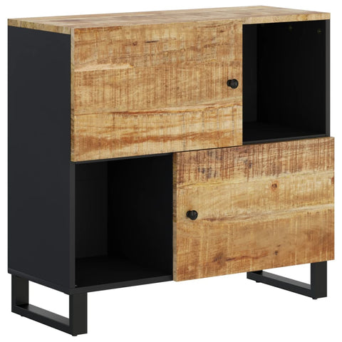 vidaXL Sideboard with 2 Doors 80x33x75 cm Solid Wood Mango
