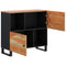 vidaXL Sideboard with 2 Doors 80x33x75 cm Solid Wood Acacia