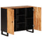 vidaXL Sideboard with 2 Doors 90x33x75 cm Solid Wood Acacia