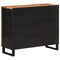 vidaXL Sideboard with 2 Doors 90x33x75 cm Solid Wood Acacia