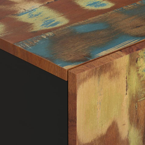 vidaXL Sideboard with 2 Doors 90x33x75 cm Solid Wood Reclaimed