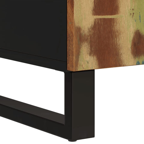 vidaXL Sideboard with 2 Doors 90x33x75 cm Solid Wood Reclaimed