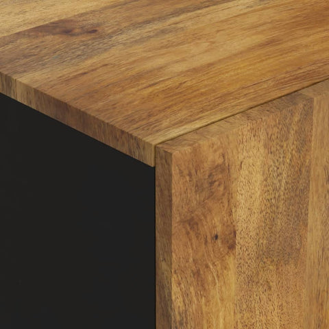 vidaXL Sideboard with 2 Doors 90x33x75 cm Solid Wood Mango