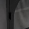 vidaXL Nightstand Black 50x35x60 cm Glass and Steel