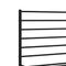 vidaXL Metal Bed Frame without Mattress with Headboard Black 120x190cm