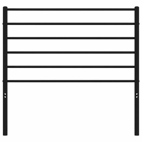 vidaXL Metal Headboard Black 107 cm