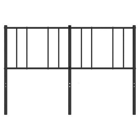 vidaXL Metal Headboard Black 160 cm
