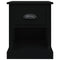vidaXL Bedside Cabinet Black 39x39x47.5 cm Engineered Wood