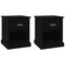 vidaXL Bedside Cabinets 2 pcs Black 39x39x47.5 cm Engineered Wood