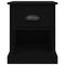 vidaXL Bedside Cabinets 2 pcs Black 39x39x47.5 cm Engineered Wood