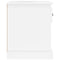 vidaXL Bedside Cabinet High Gloss White 39x39x47.5 cm Engineered Wood
