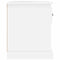 vidaXL Bedside Cabinets 2 pcs High Gloss White 39x39x47.5 cm Engineered Wood