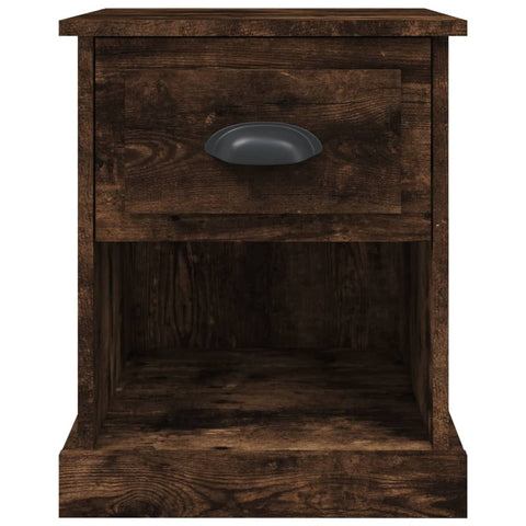 vidaXL Bedside Cabinets 2 pcs Smoked Oak 39x39x47.5 cm Engineered Wood
