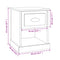 vidaXL Bedside Cabinets 2 pcs Smoked Oak 39x39x47.5 cm Engineered Wood