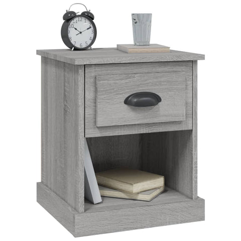 vidaXL Bedside Cabinets 2 pcs Grey Sonoma 39x39x47.5 cm Engineered Wood