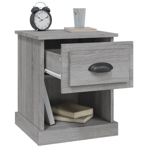 vidaXL Bedside Cabinets 2 pcs Grey Sonoma 39x39x47.5 cm Engineered Wood