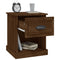 vidaXL Bedside Cabinets 2 pcs Brown Oak 39x39x47.5 cm Engineered Wood