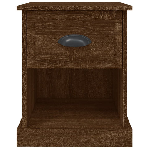 vidaXL Bedside Cabinets 2 pcs Brown Oak 39x39x47.5 cm Engineered Wood