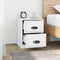 vidaXL Bedside Cabinet White 39x39x47.5 cm Engineered Wood