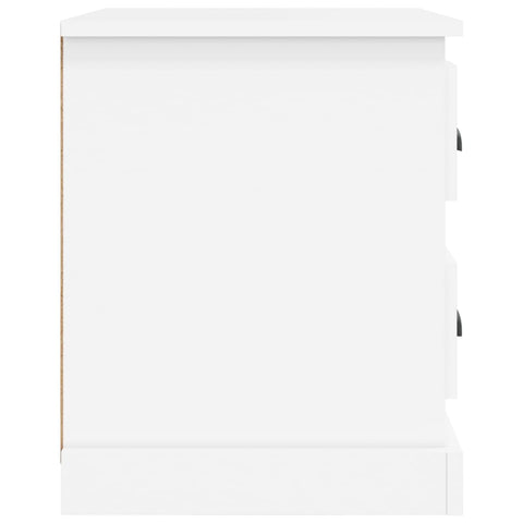 vidaXL Bedside Cabinet White 39x39x47.5 cm Engineered Wood