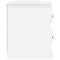 vidaXL Bedside Cabinet White 39x39x47.5 cm Engineered Wood