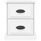 vidaXL Bedside Cabinets 2 pcs White 39x39x47.5 cm Engineered Wood