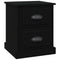 vidaXL Bedside Cabinet Black 39x39x47.5 cm Engineered Wood