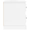 vidaXL Bedside Cabinets 2 pcs High Gloss White 39x39x47.5 cm Engineered Wood