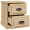 vidaXL Bedside Cabinets 2 pcs Sonoma Oak 39x39x47.5 cm Engineered Wood