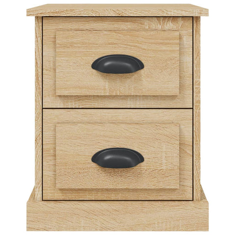 vidaXL Bedside Cabinets 2 pcs Sonoma Oak 39x39x47.5 cm Engineered Wood