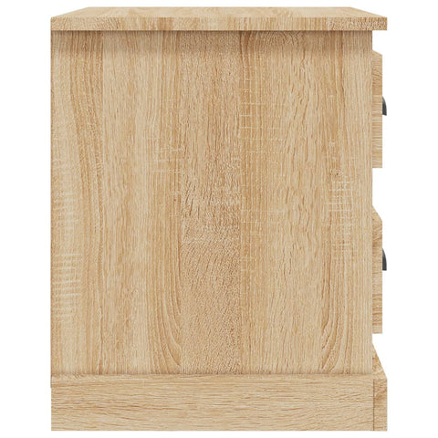 vidaXL Bedside Cabinets 2 pcs Sonoma Oak 39x39x47.5 cm Engineered Wood