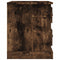 vidaXL Bedside Cabinets 2 pcs Smoked Oak 39x39x47.5 cm Engineered Wood