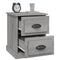 vidaXL Bedside Cabinet Grey Sonoma 39x39x47.5 cm Engineered Wood
