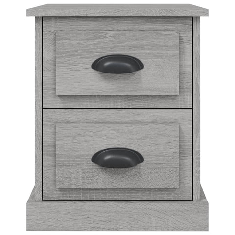 vidaXL Bedside Cabinet Grey Sonoma 39x39x47.5 cm Engineered Wood
