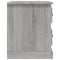 vidaXL Bedside Cabinet Grey Sonoma 39x39x47.5 cm Engineered Wood