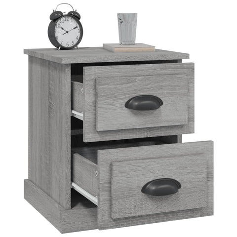 vidaXL Bedside Cabinets 2 pcs Grey Sonoma 39x39x47.5 cm Engineered Wood