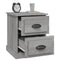 vidaXL Bedside Cabinets 2 pcs Grey Sonoma 39x39x47.5 cm Engineered Wood