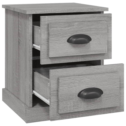 vidaXL Bedside Cabinets 2 pcs Grey Sonoma 39x39x47.5 cm Engineered Wood