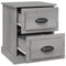 vidaXL Bedside Cabinets 2 pcs Grey Sonoma 39x39x47.5 cm Engineered Wood