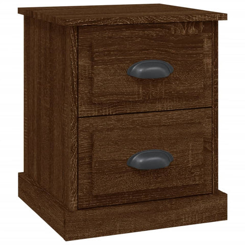 vidaXL Bedside Cabinet Brown Oak 39x39x47.5 cm Engineered Wood
