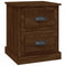 vidaXL Bedside Cabinet Brown Oak 39x39x47.5 cm Engineered Wood