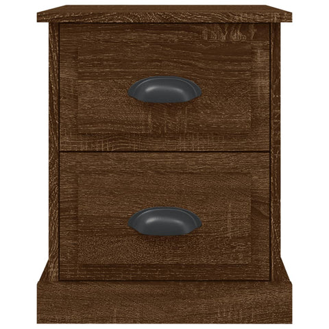 vidaXL Bedside Cabinet Brown Oak 39x39x47.5 cm Engineered Wood