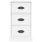 vidaXL Bedside Cabinet White 39x39x67 cm Engineered Wood