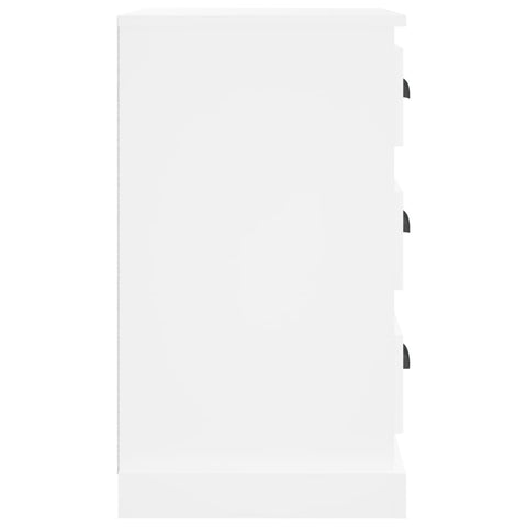 vidaXL Bedside Cabinet White 39x39x67 cm Engineered Wood