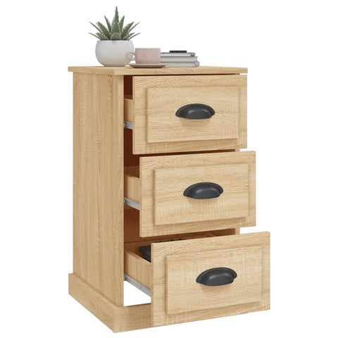 vidaXL Bedside Cabinet Sonoma Oak 39x39x67 cm Engineered Wood