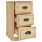 vidaXL Bedside Cabinet Sonoma Oak 39x39x67 cm Engineered Wood
