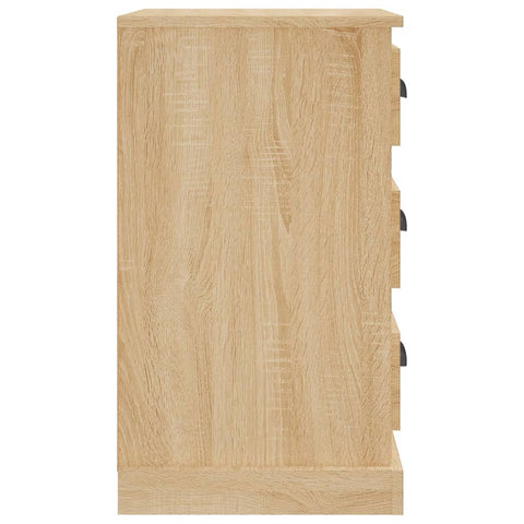 vidaXL Bedside Cabinet Sonoma Oak 39x39x67 cm Engineered Wood